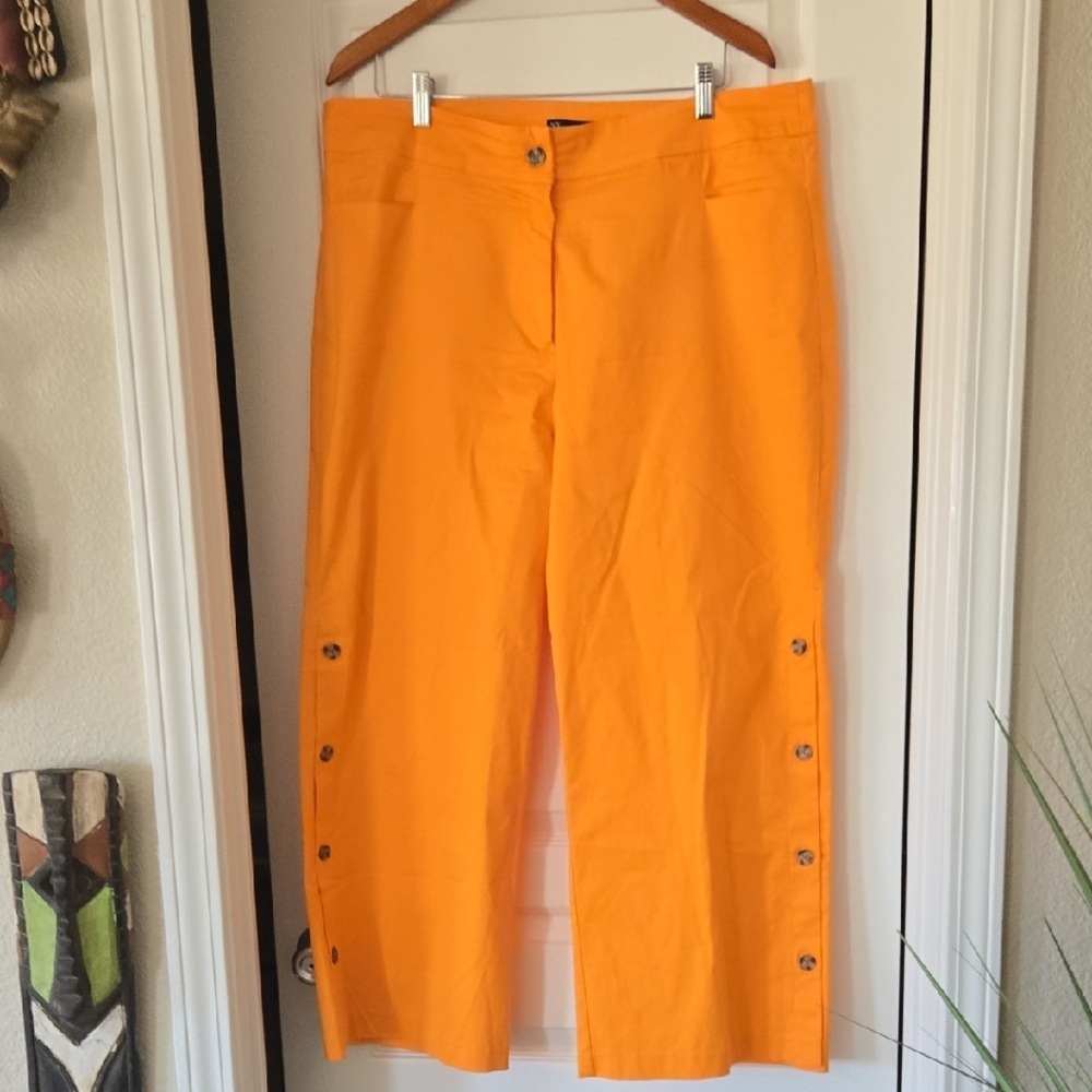 New York & Company Vibrant Orange Top